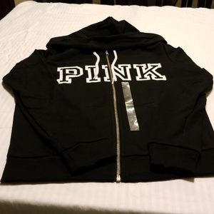 Black and white hoodie
